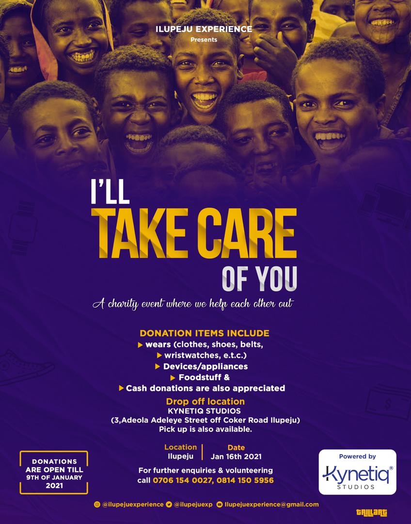 I'll Take Care Of You campaign poster